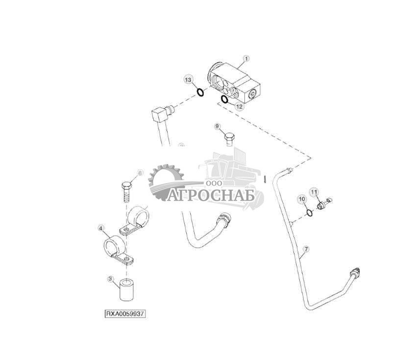 Трубопроводы хладагента  расширительный клапан 